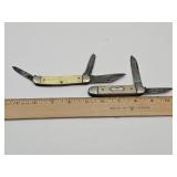 2 Pocket Knives Ideal & 3 Blade