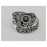 New 925 Silver Adjustable Size Ring