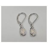 New  925 Silver Opal Set Earrings