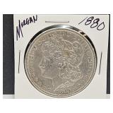 1880 Silver Morgan Dollar Coin