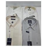 4 NWT Dress Shirts 16.5-18