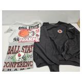 3 BALL STATE Shirts size XL