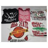 5 BALL STATE Shirts  Size XL