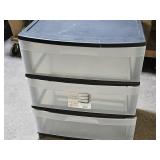 3 Drawer Sterilite Cart 15x21x25H