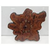 Live Edge Working 25" W Clock