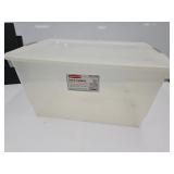 Clear Rubbermaid 60 qt Storage Tote