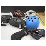Bike Safety, Helmets, Knee Pads