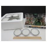 Budweiser Clydesdale Drinking Glasses