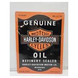 Metal HARLEY DAVIDSON Oil Sign 13" x 17"