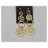 Steampunk Earrings Gears