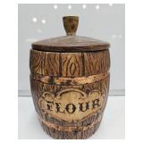 Vintage Treasure Craft Flour Canister