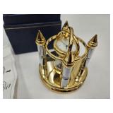 ClgyriIII  Cardinal Varsity Desk Clock