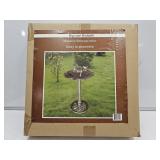 Big Leaf Birdbath Metallic Bronze Color New