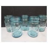 5 Pint Size Blue Ball Jars