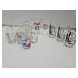 Collectible Glasses Owens-Ilinois, Cubs,Dairy +