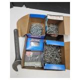 Williams USA Wrench,Nail Hardware Lot