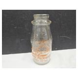 Muncie Indian Riggins Half Pint Milk Bottle