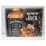 Metal JACK DANIELS Sign 16 x 8.5