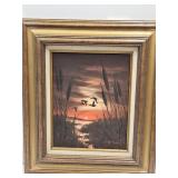 Signed Art Oil on Canvas Jackson 19"x22"