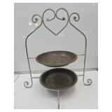 Vintage Pie Pans & Metal Pie  Rack