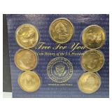 1997 History of PresidentsCoins Solid Brass