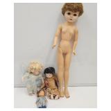Lot of Dolls 24",Oriental +