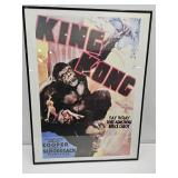 King Kong Framed Poster 24"x32" Frame Cracked