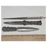 Collection of Letter Openers