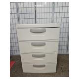 4 Drawer Storage Cabinet 25 x 35" high