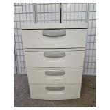 4 Drawer Storage Cabinet Chest 25 x3 5"h