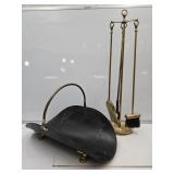 Fireplace Tools & Wood Holder