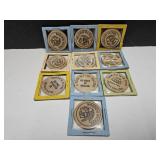 Vintage Advertising Wooden Nickel Lot