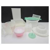 Vintage Tupperware Lot Bowls, Measure, Containers+