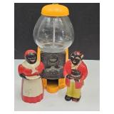 9"Candy Machine Aunt Jemima & Uncle Henry SEE PICs