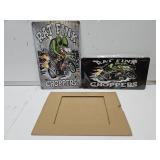 New Rat Fink Choppers Metal Plate & Sign