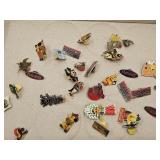 Lapel Pin Lot Bumble Bee, Coke, Truckers +