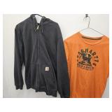 Sz. Med Carhart Jacket & T Shirt