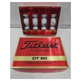 Lot of 12 Titleist Golf Balls with Box