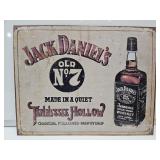 Metal JACK DANIELS Old No 7 Sign 16 x 12.5"