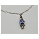 Pandora Style Bead Drop Necklace