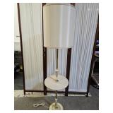 Vintage Floor Lamp with Marble Table Top