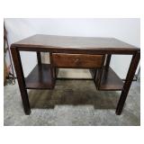 Law Library Table / Desk w Drawer 40 x 24 x 29"h
