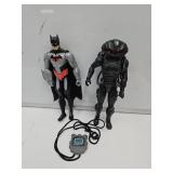 2-   12" Action Figures Batman, Working Stop Watch
