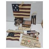 LARGE Lot of  Americana Home Decor