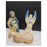 Blow Mold Cow, Angel, Shepherd 7"-18"H