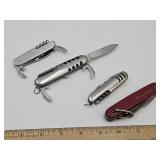 Sportsman Pocket Knife & Stainless Steel Lot