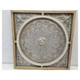 Glavanized Framed Wall Decor 29" W