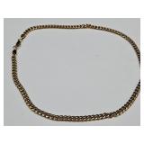 Heavy Cuban Link Gold Tone Necklace