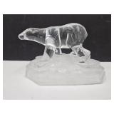 VTG Lead Crystal Polar Bear  French