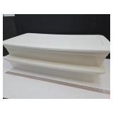 2 Under The Bed 41 QT  Clear Storage Totes